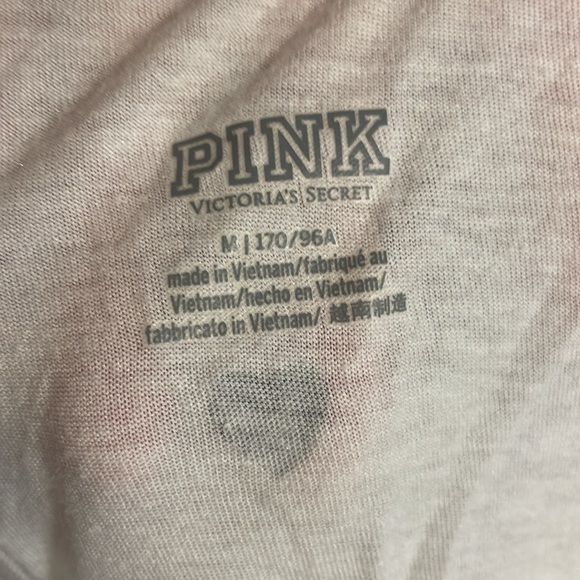 Pink White black Hearts Top, Medium - Picture 5 of 6